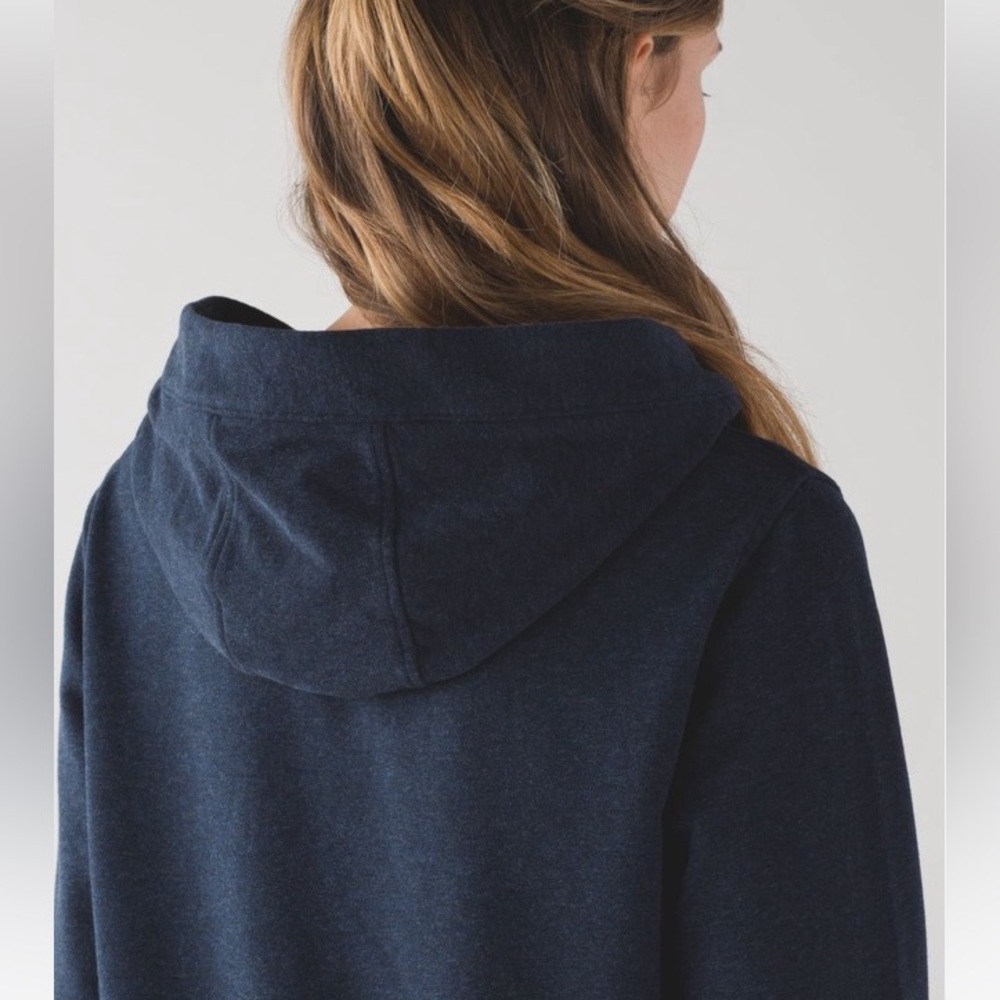 Lululemon Split Pullover | Heathered Naval Blue /… - image 5